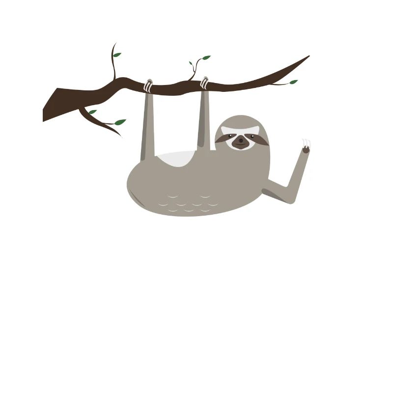 Sloth Slow Down Chill Chill Design