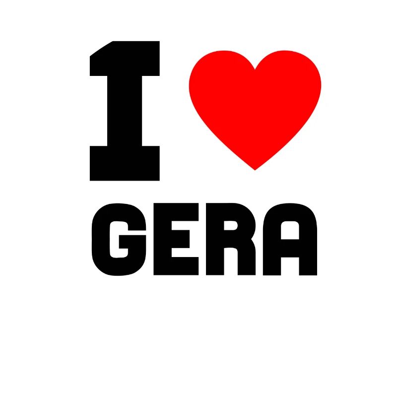 I Love Gera Thuringia Gift idea hometown