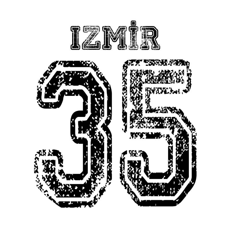 35 Izmir plaque d'immatriculation turque comme un cadeau