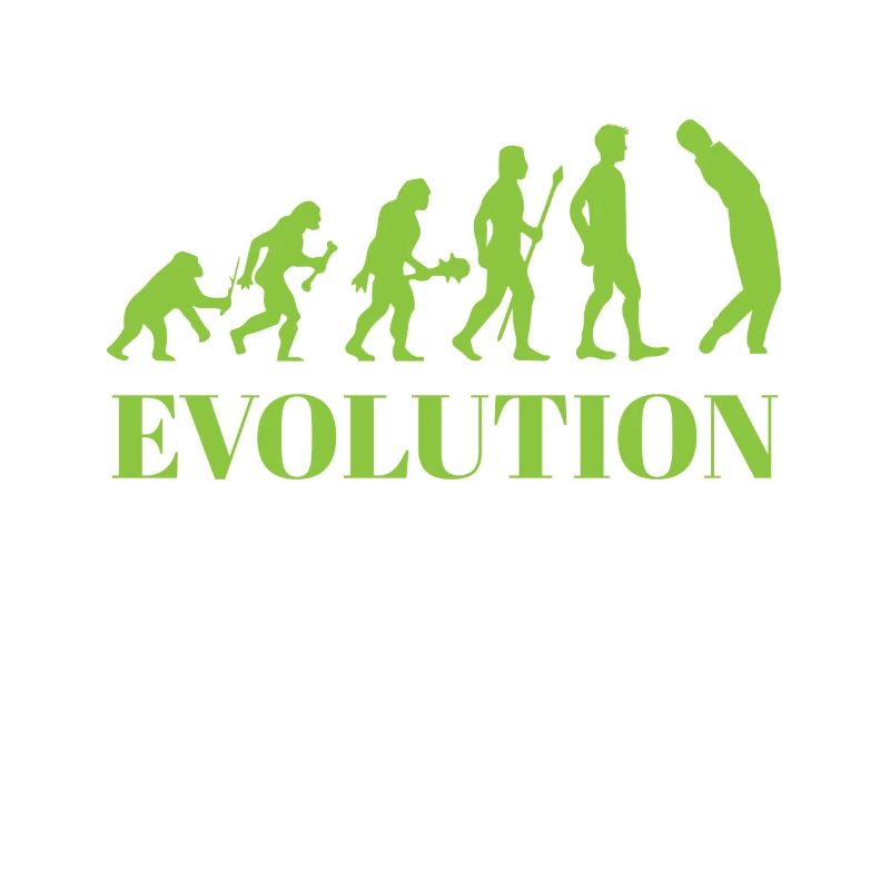 Evolution - Golf - Lustig - Fun - Geschenk