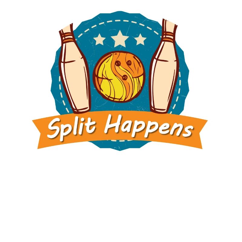 Split Happens Tee Bowling Bowler Tee
