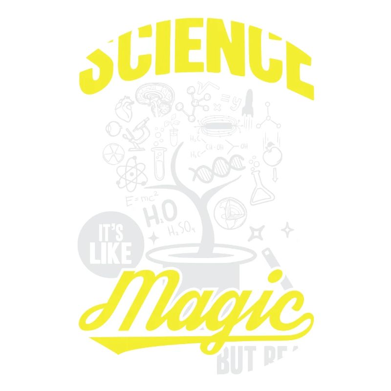 Science Its Like Magic But Real Nerd Geek Geschenk