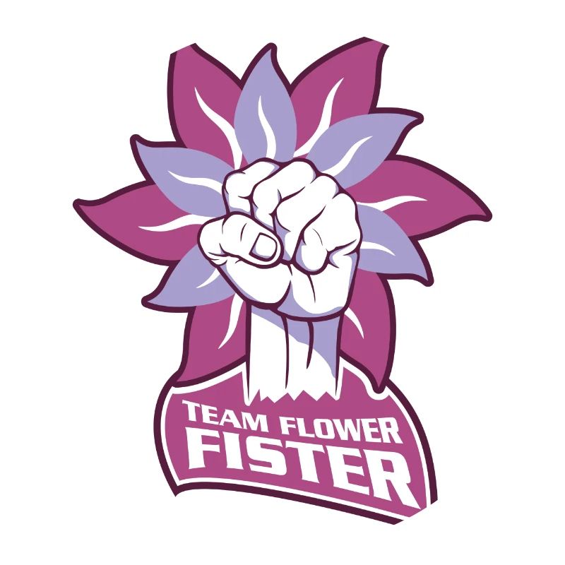 Team Flowerfister Blume Geschenk Idee Geschenkidee