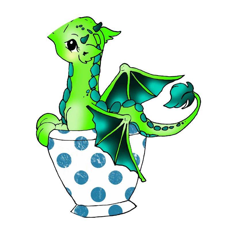Dragon in the cup Mythical creature