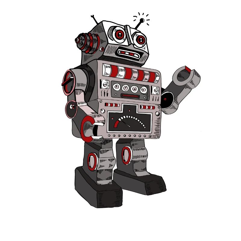 roboter robby mr. robot scifi android toy retro pc