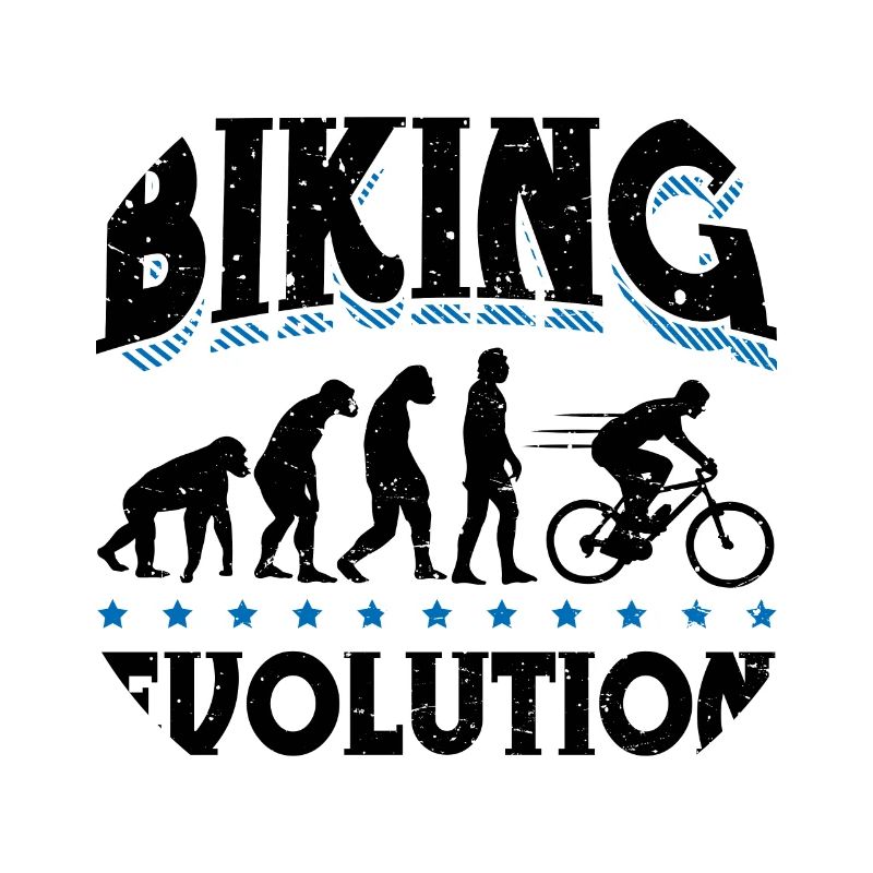 Evolution Biking Cycliste Cyclisme Cyclisme Vélo