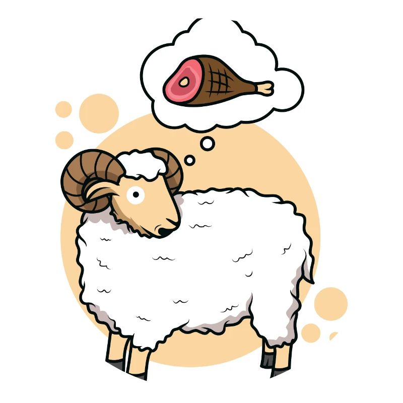 Carnivorous sheep