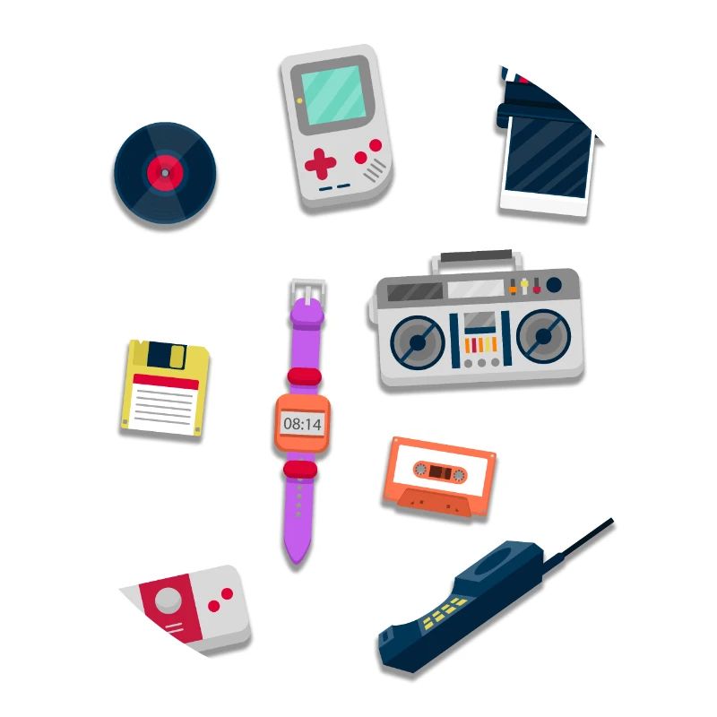 Objects from the 80s - Retro Design