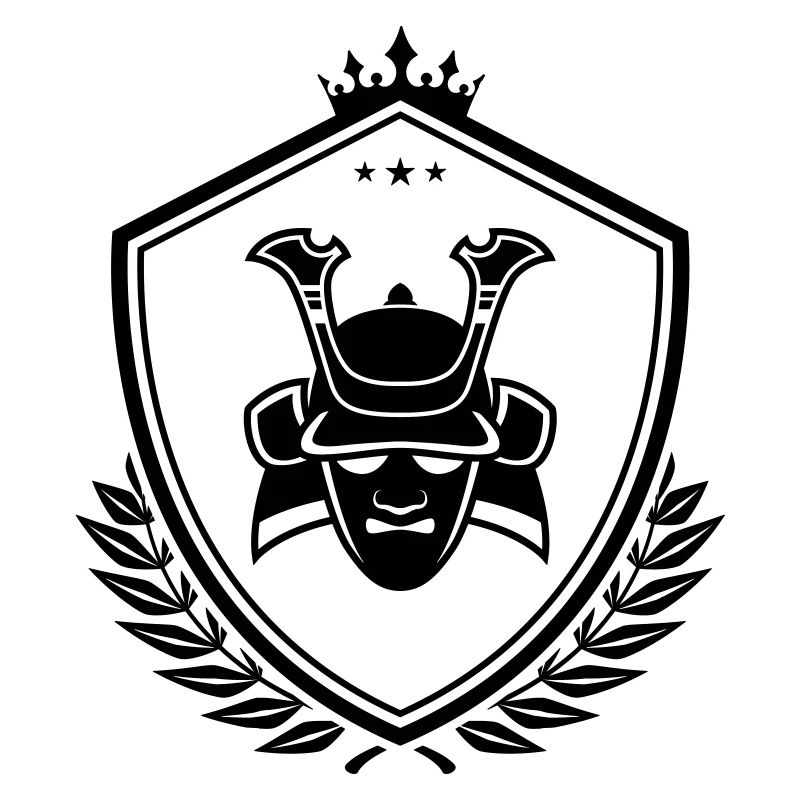 Samurai Helm wappen