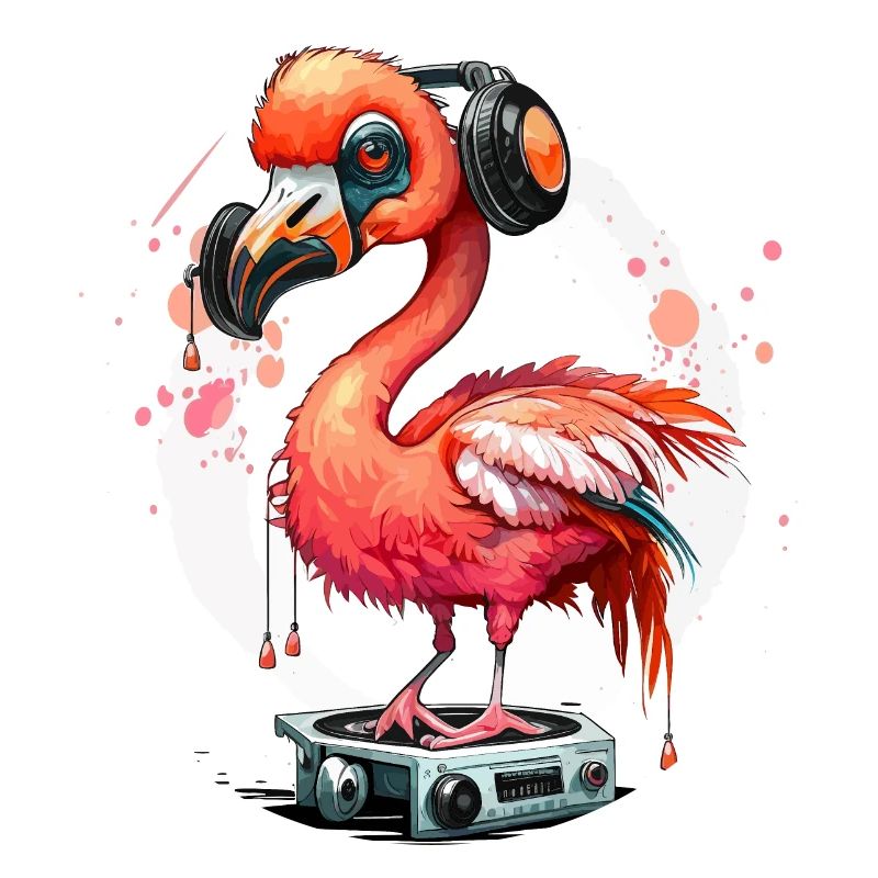 Groovy Pink Bird