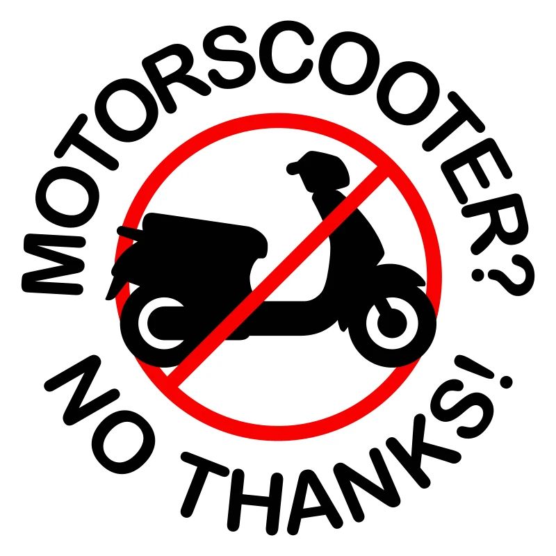 Scooter? Non merci! (2 couleurs)