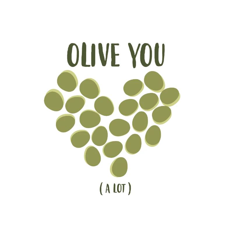Olive Herz Liebe Pflanze Geschenkidee Olivenbaum