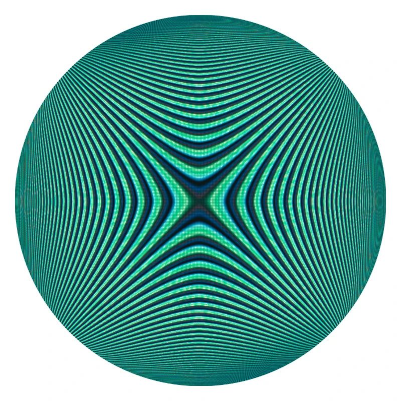 Cercle avec illusion d’optique