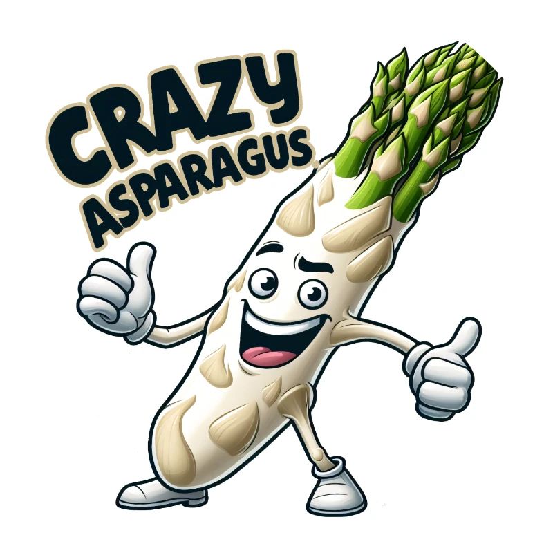 Crazy Veggies: Asparagus Bodybuilder Pro Thumbs Up