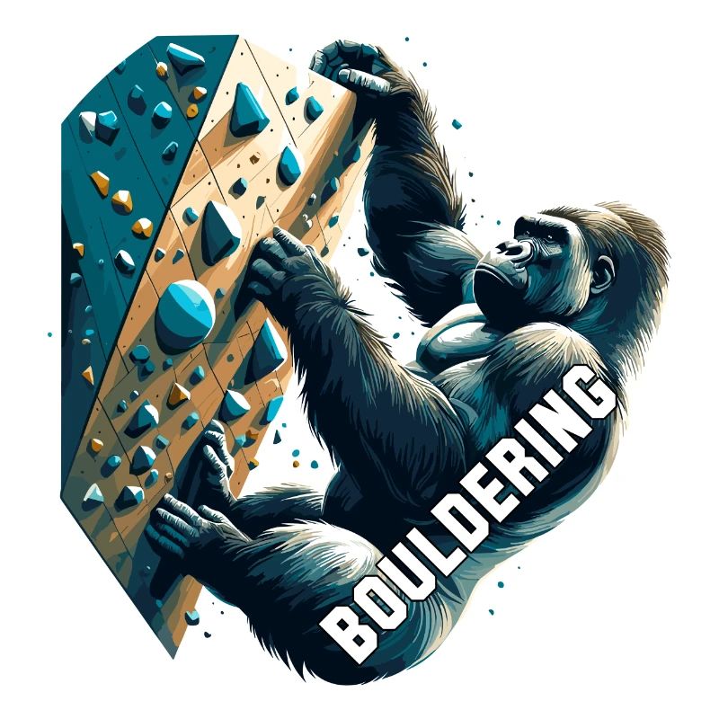 Bouldern Gorilla Geschenk