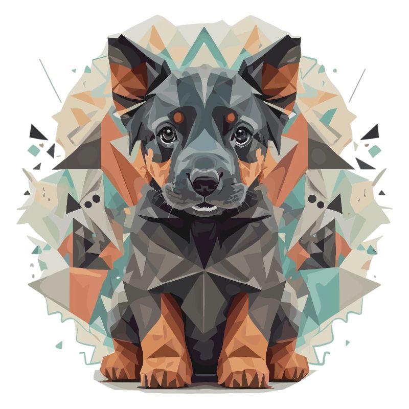 Polygon Shepherd Dog