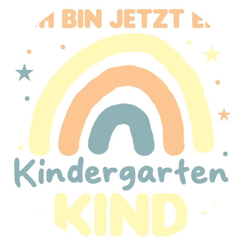Kindergartenkind Regenbogen Ich bin jetzt im