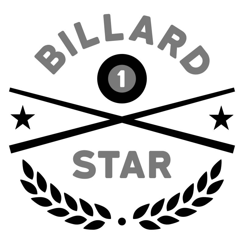 Étoile de billard (queues de billard, boule de billard, étoiles)