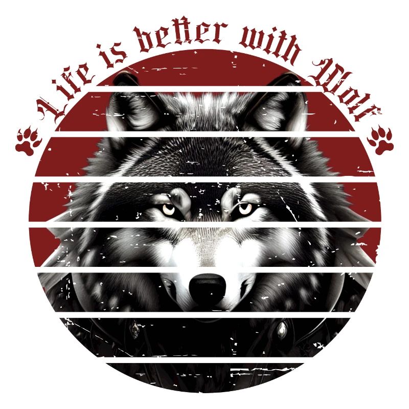 Das Leben ist besser mit Wolf