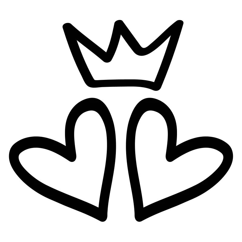 hearts crown heart couples