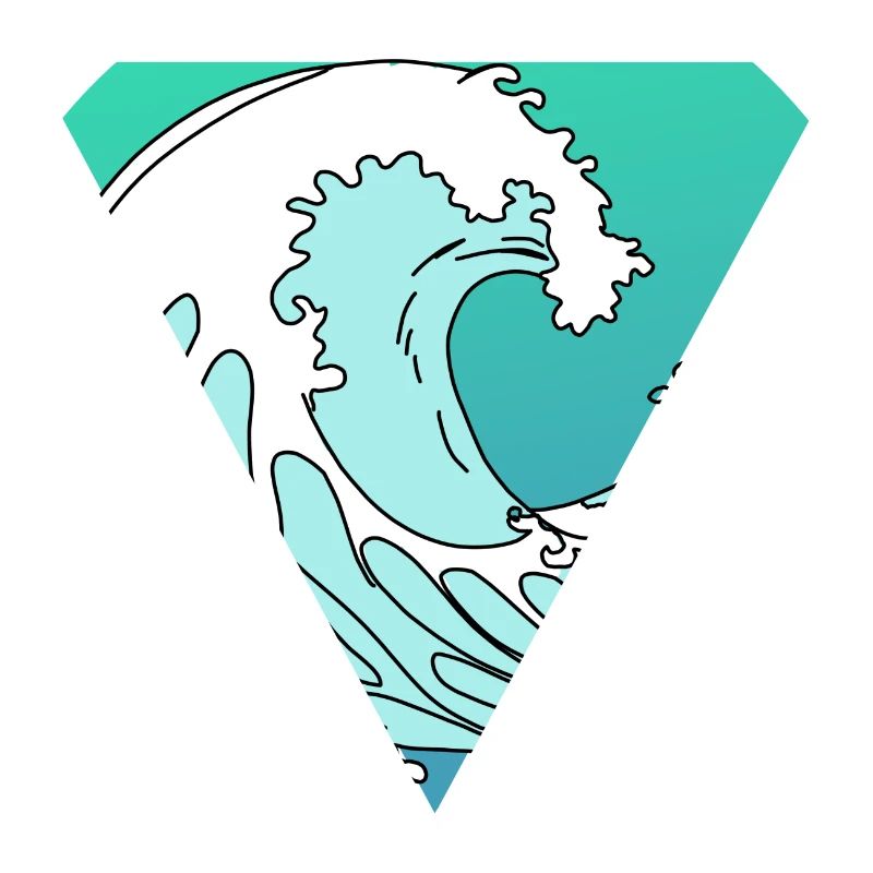 Wave in triangle
