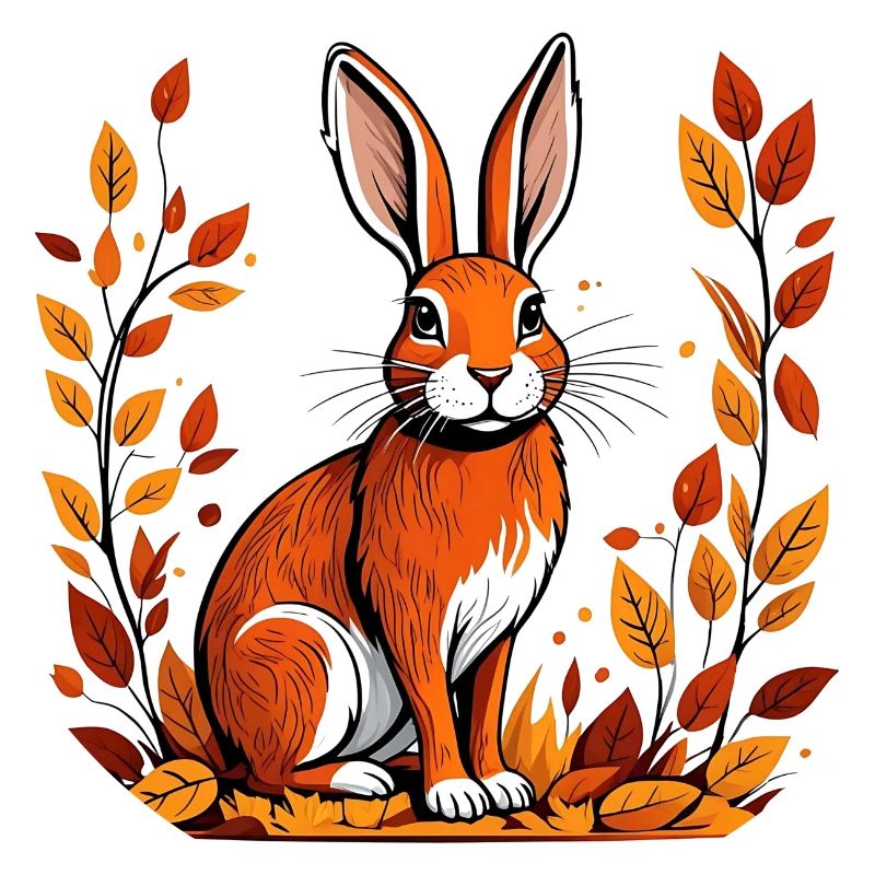 Autumn rabbit
