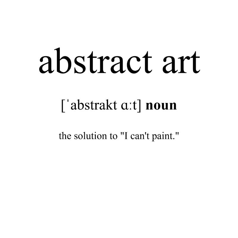 Abstract Art (abstrakte Kunst) Definition