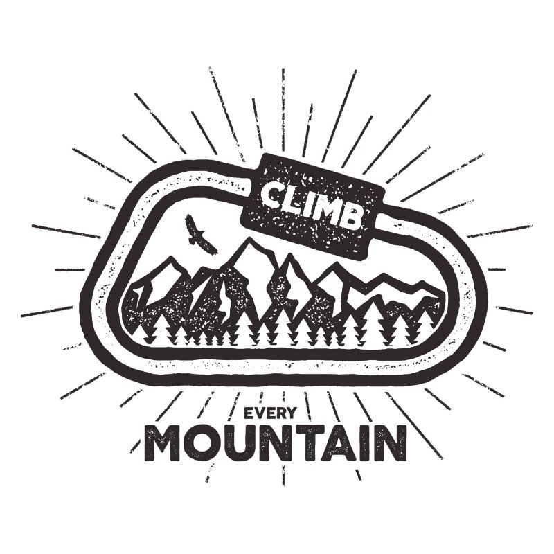 Klettern auf jeden Berg Bergsteigen oder Bouldern