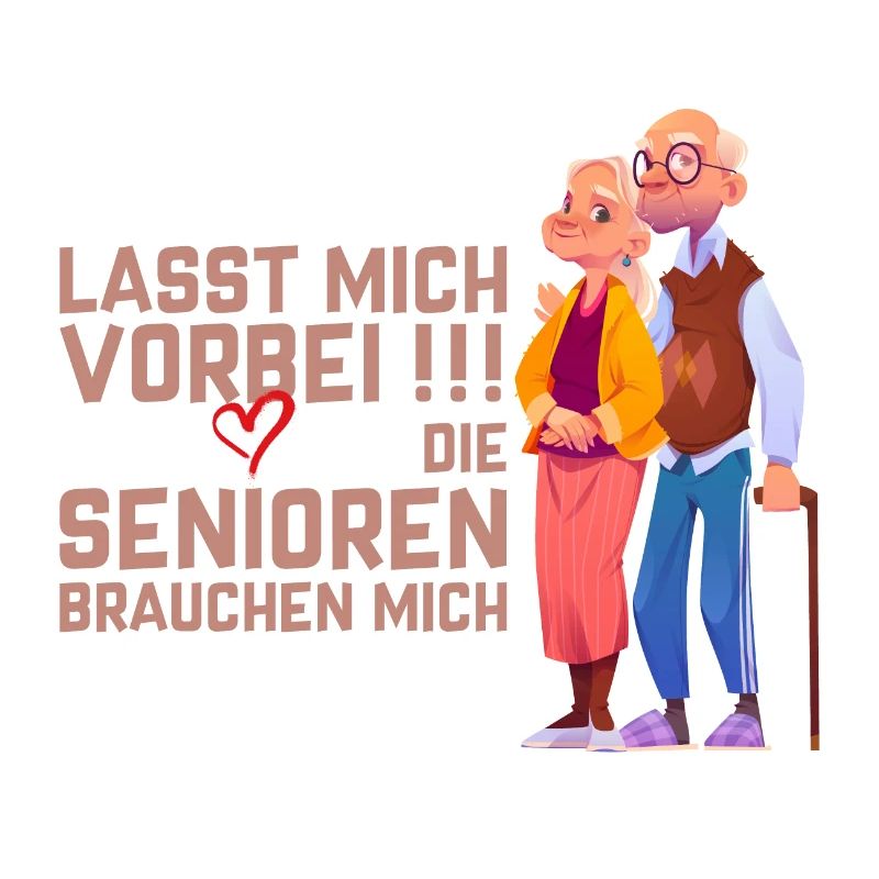 Vorbei Senioren brauchen Pfleger