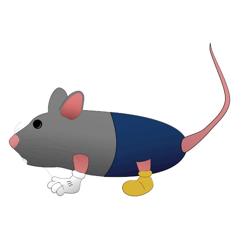 Niedliche Comic-Maus