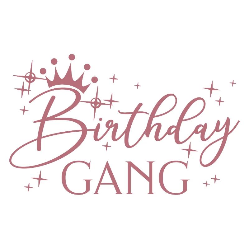 Geburtstag Gang Matching Gruppe Geburtstagsfeier Geschenk