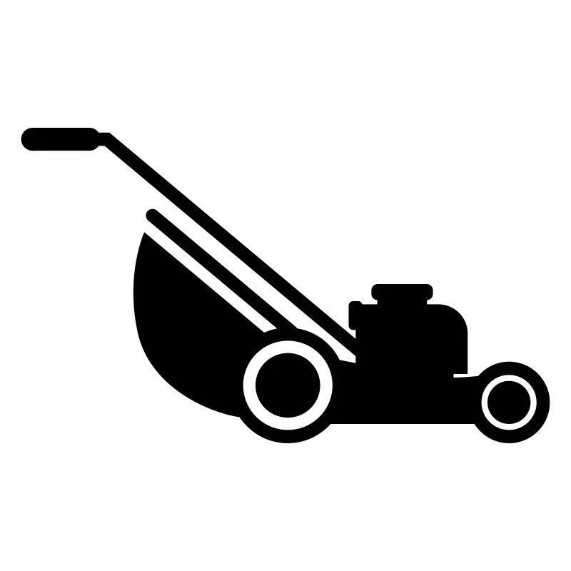 Symbole de l’icône de tondeuse à gazon