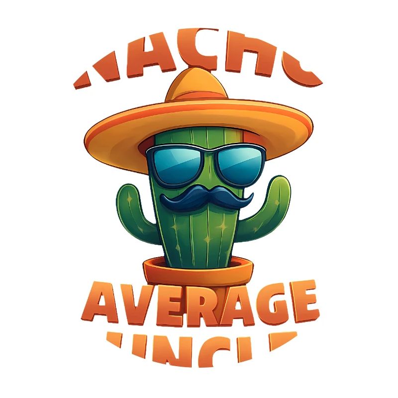 Conception de cactus oncle Nacho Average