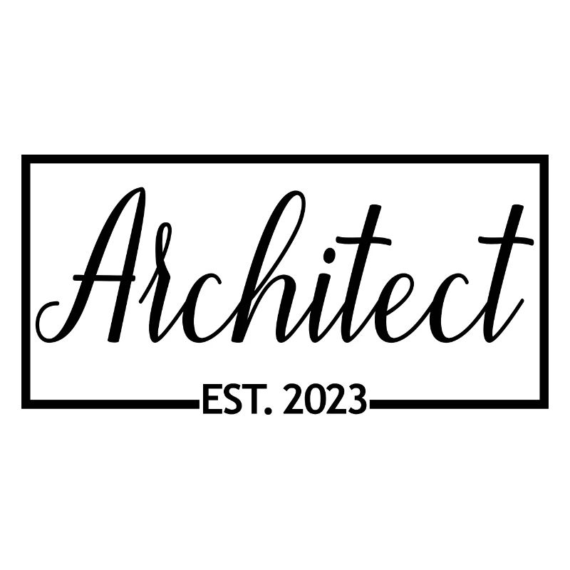 Architecte Est. 2023 Étudiant Architecte Diplômé