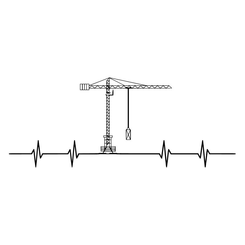 Kran auf der Baustelle