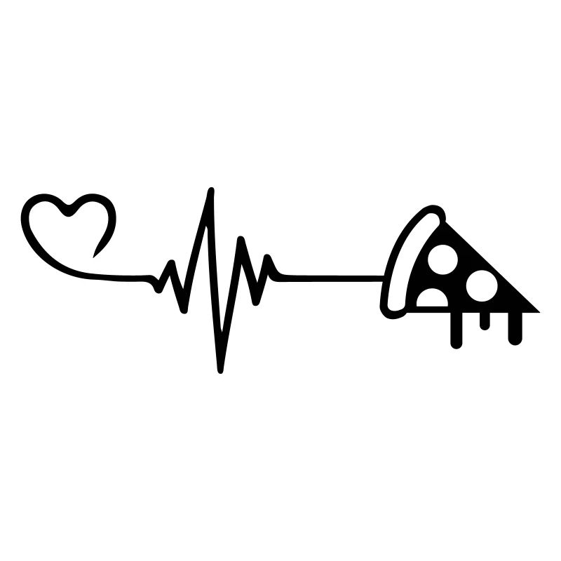 Pizza Puls Herz Liebe
