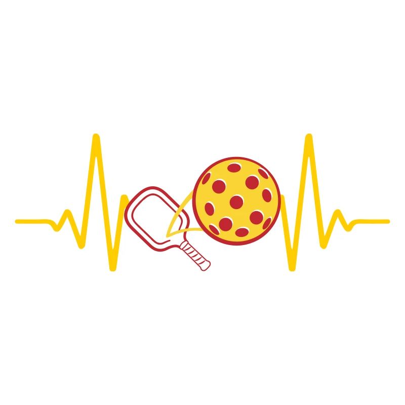 Pickleball Heartbeat Paddleball | Colors changeable