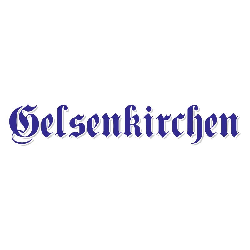 Gelsenkirchen Text | Colors changeable