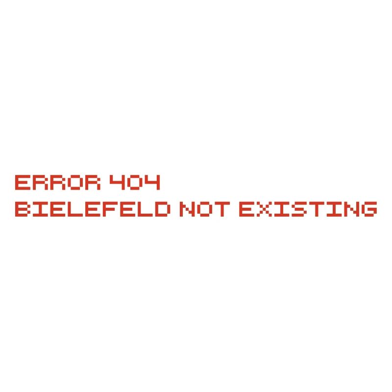 Error 404 - Bielefeld not existing