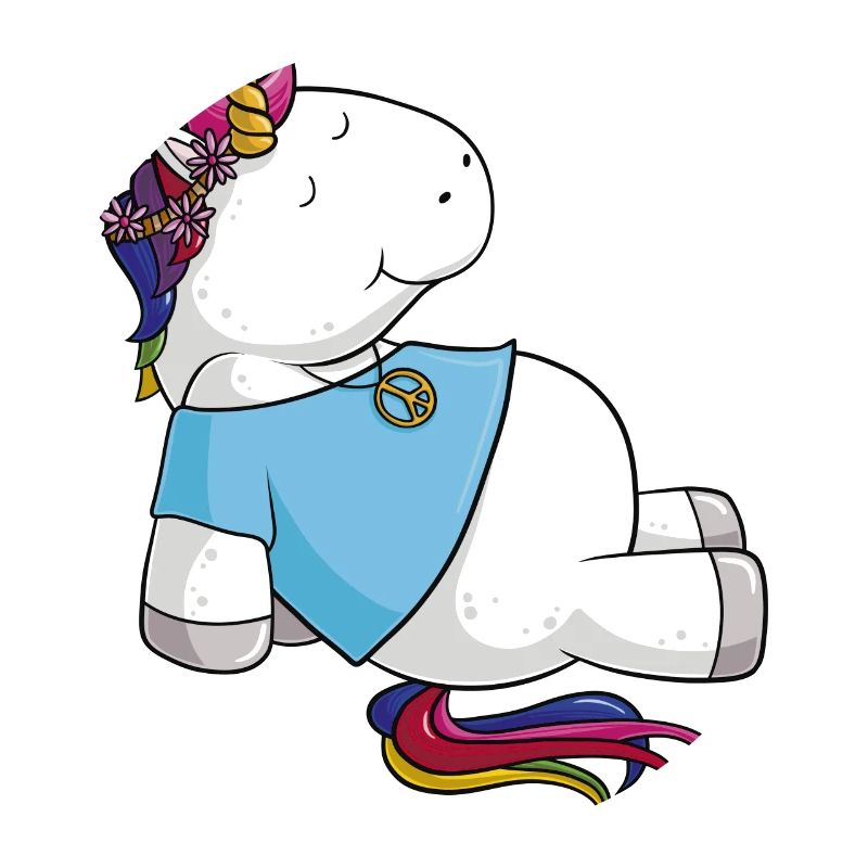 Hippie Einhorn Comic