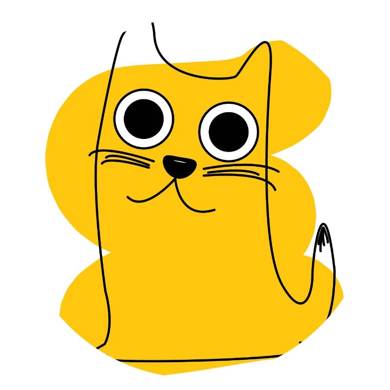 Chat jaune