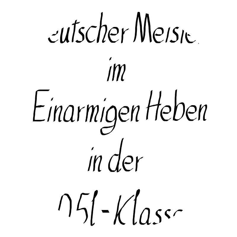 Meister Einarmiges Heben Bier Party Feier Geschenk
