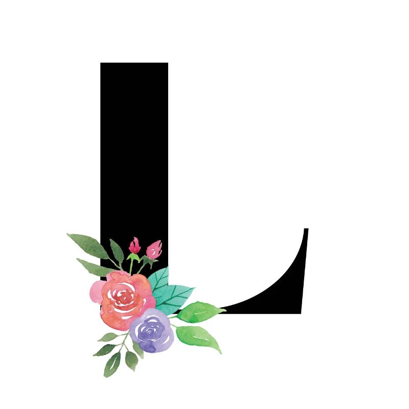 Buchstabe L personalisiertes Geschenk Alphabet Vorname Weihnachten