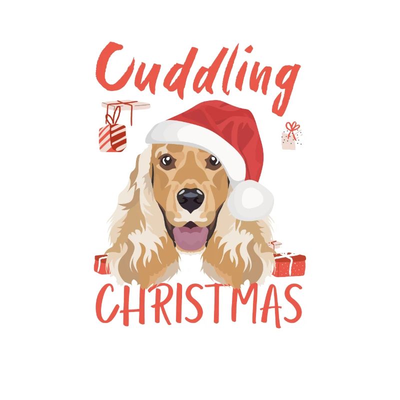 Deutsch Cocker Spaniel Merry Christmas