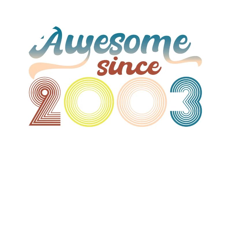 Fantastic since 2003 retro 19th Bitrthday
