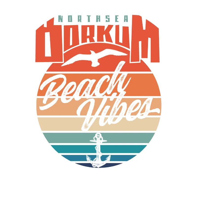 Borkum Northsea Beach Vibes Möwe Anker