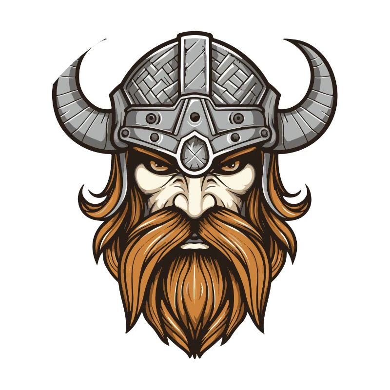 Wikinger Krieger Valhalla Kopf