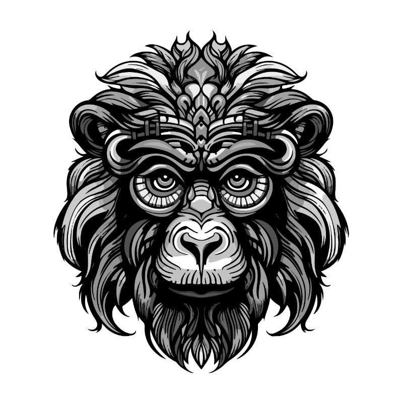 Monkey Portrait