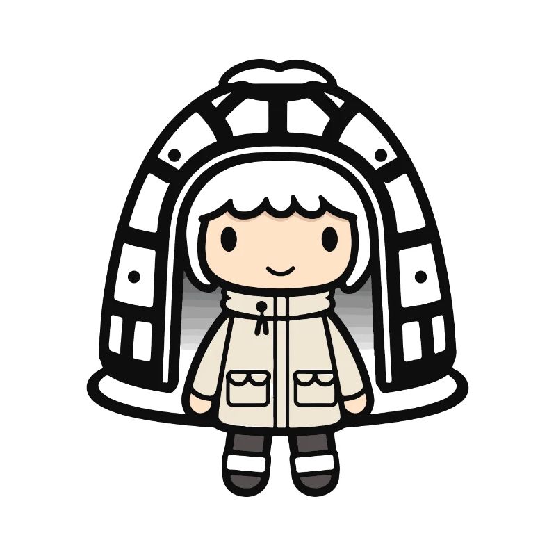 Hiver Eskimo Igloo Mignon