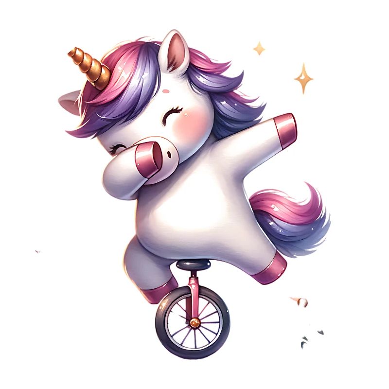 Licorne monocycle dab dabbing